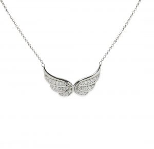 Pendente con catena in Argento 925‰+Rh, C.Z