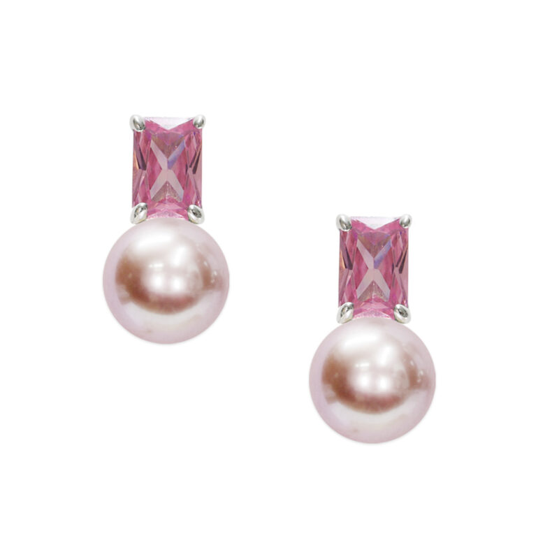 Orecchini Argento 925‰  Orecchini Argento 925‰ Perle Piena Perlagioen bottone 7X7½mm
